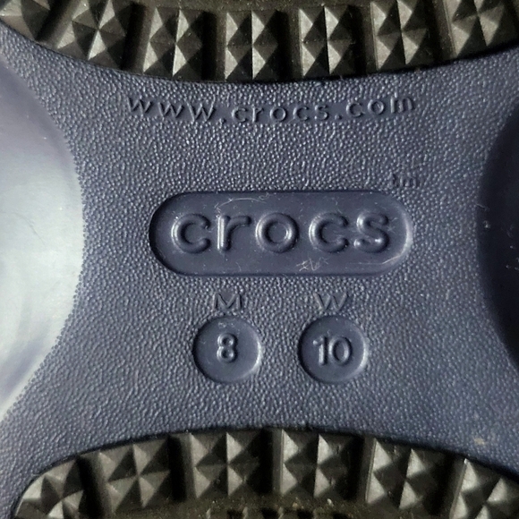 Crocs On The Clock LiteRide™ Navy Work Slip-On - Sz W/10, M/8 - Picture 4 of 9